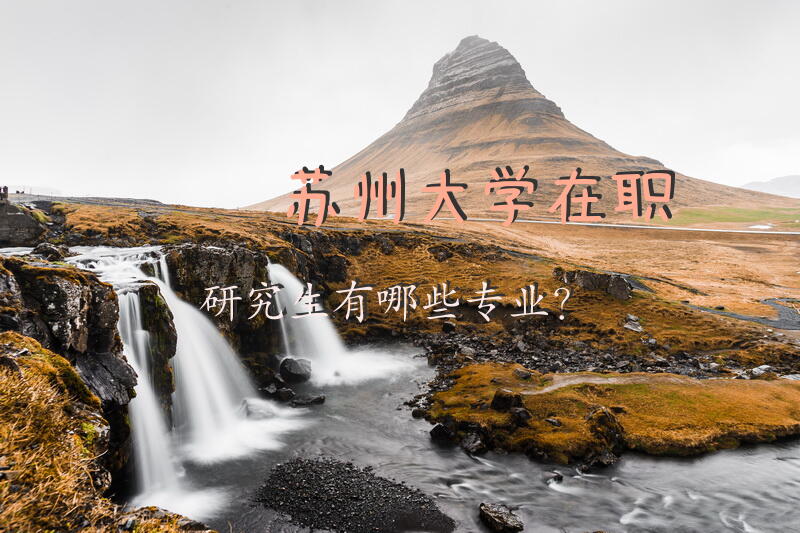 苏州大学在职研究生有哪些专业？